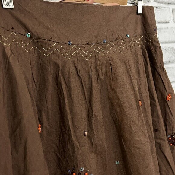 Persaman New York A-Line Brown‎ Skirt Size 8 - Picture 4 of 11